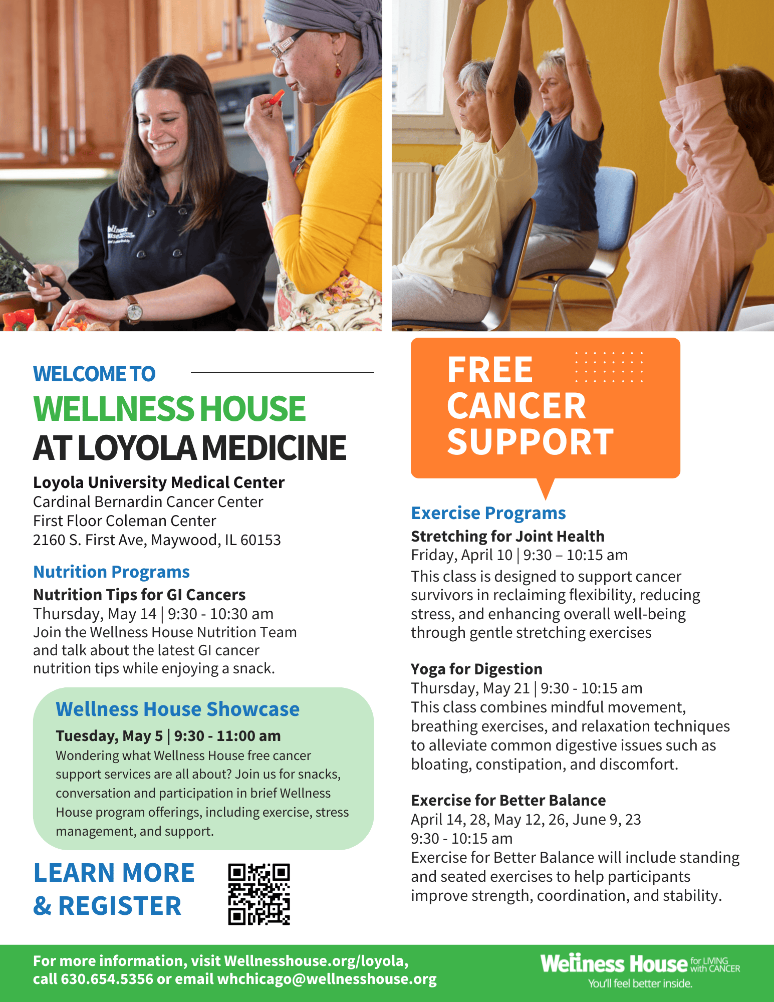 Wellness House At Loyola Medicine cover screenshot link to PDF