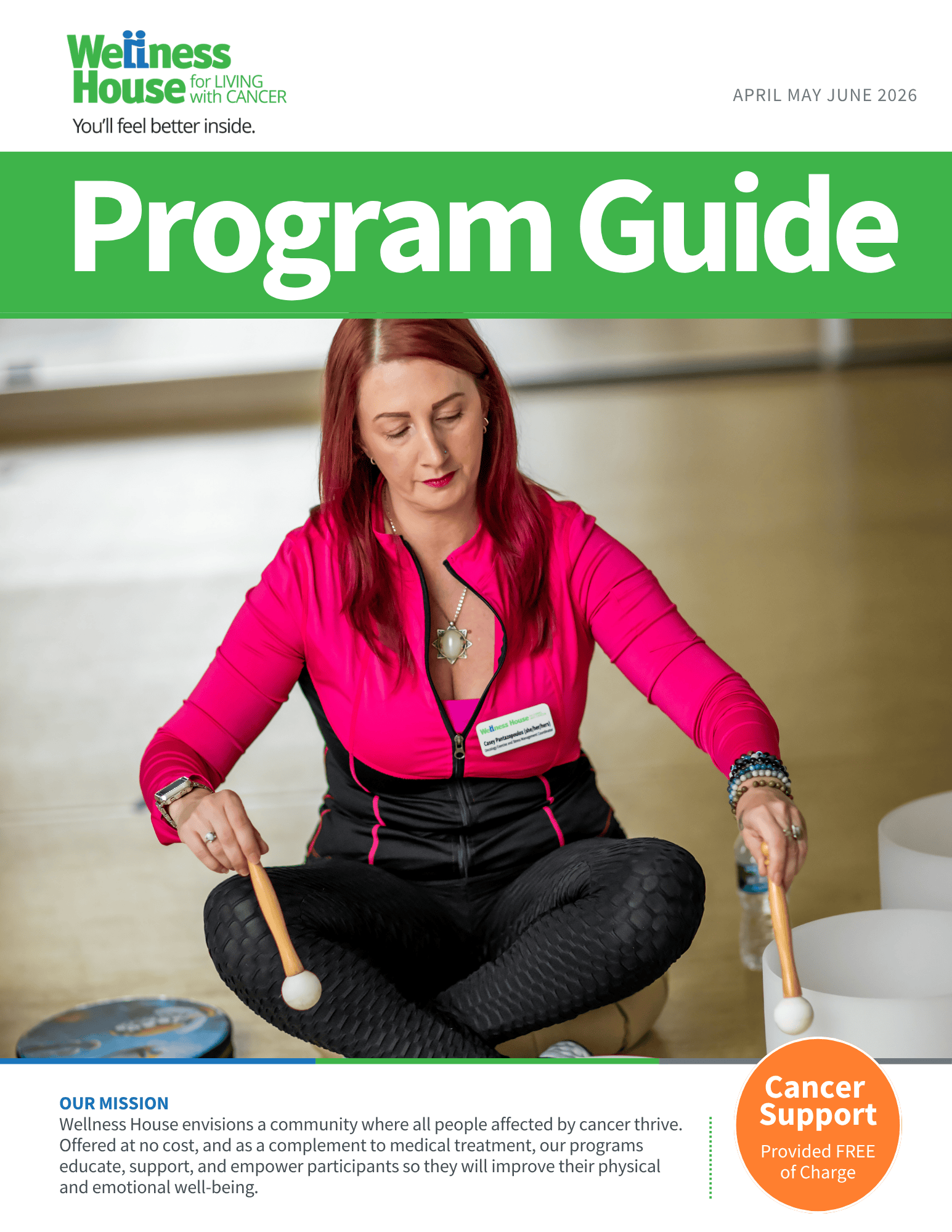 April May June 2026 Program Guide cover links to PDF